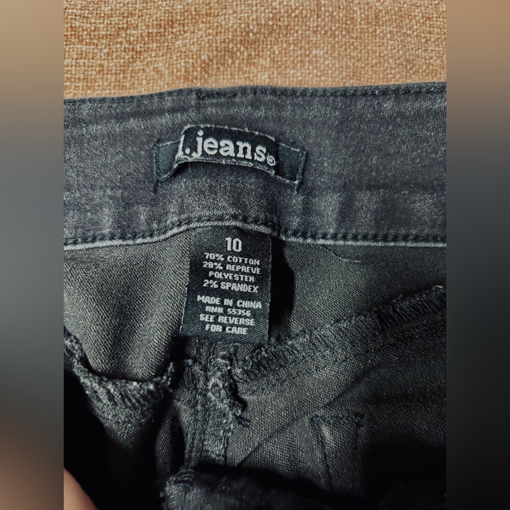 d. jeans Women’s Black Jeggings Stretch Slim Fit - Picture 5 of 10